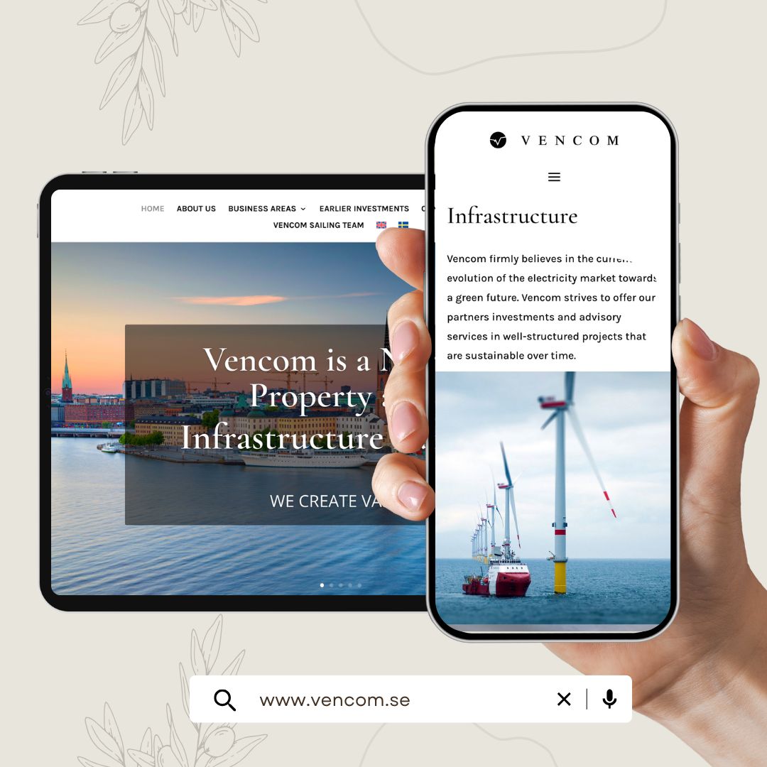 skräddarsydda hemsidor till företagare