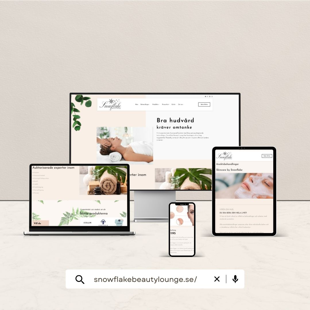 skräddarsydd hemsida